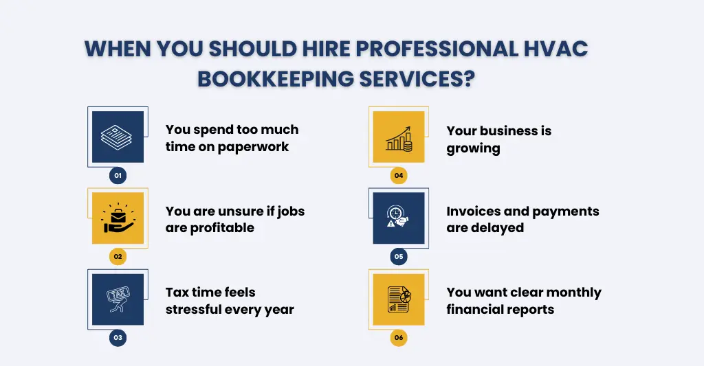 When You Should Hire Professional HVAC Bookkeeping Services